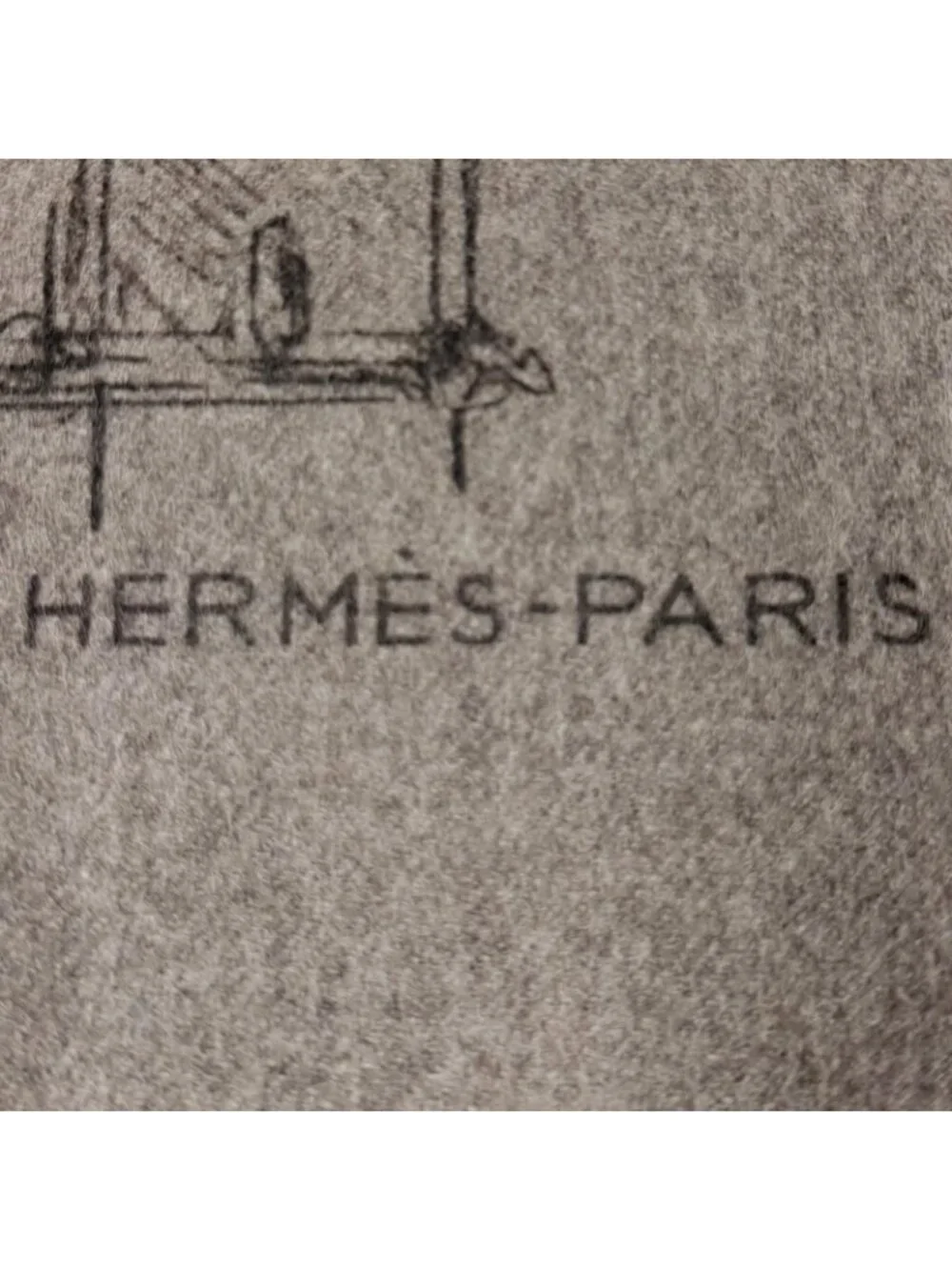Hermes 100% 272800 Scarves Gray